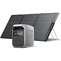EcoFlow  3 230Wh ポータブル電源 ソーラーパネル付 Amazon.co.jp: EcoFlow DELTA 3 Plus 1024Wh ポータブル電源 と 160W